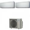 Daikin FTXA15CS FTXA20CS 2MXM40A Climatizzatore Dual Split Parete Stylish Silver/Argento WIFI Bluevolution 5+7 Btu R-32