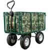 Carrello da giardino pieghevole in acciaio euro garden con sacca e cestello 107x55x85 cm