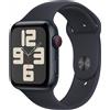 Apple Watch SE GPS + Cellular Cassa 44mm in Alluminio Mezzanotte con Cinturino Sport Mezzanotte - M/L MRH83QLA