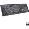 Logitech Master Series MX Mechanical - Keyboard - - Bluetooth LE - QWERTY - Intl USA - : Clicky - graphite