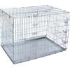 zooplus Exclusive Gabbia da interno per cani Double Door - L 118 x P 78 x H 84 cm