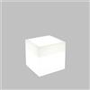 Cubo Illuminabile 40x40xH40cm E27 Colore Bianco