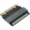 System-S NGFF Adattatore B+M NVME M Key 22 x 30 mm maschio a 22 x 42 mm femmina per SSD SATA