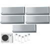 Panasonic CLIMATIZZATORE PANASONIC PENTA R32 ETHEREA Z GRIGIO WI-FI 7+7+7+7+9 BTU CU-5Z90TBE A+++/A++