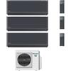 Panasonic CLIMATIZZATORE PANASONIC TRIAL R32 ETHEREA Z GRAFITE WI-FI 7+9+9 BTU CU-3Z68TBE A+++/A++