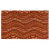 BIANCHERIAWEB Tappeto 175x240 cm Velour Antiscivolo Modello Altea By Suardi, Arancio