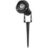 V-TAC PORTALAMPADA PICCHETTO IN ALLUMINIO ATTACCO GU10 ORIENTABILE NERO IP65 VT-1126-LED10373