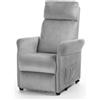 MORETTI Poltrona elevabile CHLOE senza roller Tessuto Incanto Grigio Perla