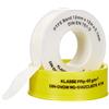 UG Rullo di guarnizione in PTFE (nastro in teflon) FRP per filettatura fine DN10 secondo DIN EN 751-3, 12 mm x 0,1 mm x 12 m (60 g/m2) (15 pezzi)