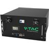 V-TAC BATTERIA DI ACCUMULO 9. 6KWH AL LITIO DA RACK BMS INTEGRATO PER INVERTER FOTOVOLTAICI (48V 200AH)