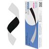 STALEKS PRO PapmAm MIX 100/180 - Confezione da 50 buste per lime per unghie, in cartone, 140 x 20 mm, colore: Nero/Bianco