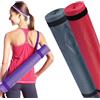 BAKAJI Set 2 x Tappetini Yoga Antiscivolo 175 x 60 cm Materassini Allenamento Fitness