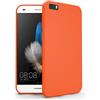 N NEWTOP Cover Compatibile per Huawei P8 Lite, Custodia TPU SOFT Gel Silicone Ultra Slim Sottile Flessibile Case Posteriore Protettiva (Arancione)