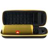 co2CREA Duro Custodia Viaggio Caso Copertina per JBL Flip 6/JBL Flip 5 Speaker Bluetooth Portatile(solo scatola) (cerniera esterna nera, gialla)