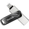 SANDISK Pendrive SanDisk iXpand 64 GB USB Type-A / Lightning 3.2 Nero, Argento