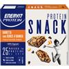 Enervit, Protein Snack 100% Vegetale con Scorze d'Arancia, Barrette Energetiche con Proteine del Latte e Fibre, con Cioccolato Fondente, Senza Glutine e Olio di Palma, 8 da 27 Grammi