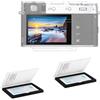 JJC (2 Pack) Pellicola Proteggi Schermo in Vetro Temperato per Fotocamera Fujifilm X100VI X100V X-M5 X-T4 X-E4, Ultra Sottile, HD, Ad Alta Durezza, Infrangibile, Anti-bolle