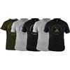 adidas Community Line, T-Shirt Unisex-Adulto, Verde/Oro, S