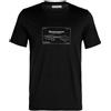 Icebreaker Tech Lite Queenstown Merino Short Sleeve T-shirt Nero S Uomo