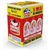 Omino Bianco - Detersivo Lavatrice Liquido, 132 Lavaggi, Rispetta Colori e Tessuti, Fresco Profumo di Ninfea Rosa, 1760 ml x 3 Confezioni