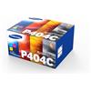 HP Samsung Cartucce toner nero/ciano/magenta/giallo CLT-P404C 4 - pacco da 4