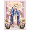 YSCOLOR Diamond Painting 5D Diy Pittura Diamante Pieno Tondo Trapano Madonna Religiosa Ricamo 3D Punto Croce Regalo Decorazioni Per La Casa 30X40cm