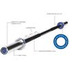 DIAMOND FITNESS Bilanciere Olimpico Sfida 176 cm, carico max 450 kg, droppabile
