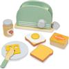 Hyacinthy Giocattoli da cucina in legno, tostapane giocattolo in legno con pane e burro in legno, cucina giocattolo per bambini, giochi di ruolo per ragazzi e ragazze