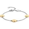 Ti Sento Milano Bracciale d'argento con dischi oro, Ti Sento Milano