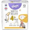 Pannolini Happy 4+ Maxi Plus 9-15 Kg (13 pz)