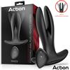 Action Pinsy Expandable Anal Plug with Remote Control Black