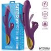 InToYou Siter Vibrator with Hitting Ball & Flipping Tongue 3 Motors Purple