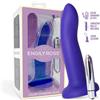 Engily Ross Dildox Vibrating Color Changing Liquid Silicone Dildo 17cm Purple