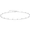CERSLIMO - Collana girocollo in argento Sterling 925 placcato oro/oro rosa, senza ciondolo, per donne e ragazze, Argento,