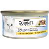 Gourmet Diamant 24 x 85 g umido per gatto - Sfilaccetti con Pollo naturale