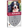 ELANCO ITALIA SpA Advantix Spot-On per Cani da 40 a 60 Kg - Pipette antiparassitarie - 4 Pipette monodose da 6 ml
