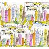 A.S. Création 367531 36753-1 - Carta da parati Boys & Girls 6, 10,05 m x 0,53 m, multicolore giallo/arancione