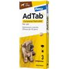 AdTab Compresse Masticabili Cane 1,3-2,5kg 56 MG 3 COMPRESSE