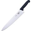 Victorinox Fibrox, coltello per sfilettare da 25 cm, lama dritta, lavabile in lavastoviglie, nero