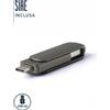Chiavetta 3.0 in lega di zinco capacità 64 GB Harlow personalizzate o neutre