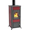Leroy Merlin Stufa a legna Rina 5.62 kW rosso