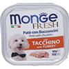Monge & C. SpA Monge Fresh Tacchino Paté Con Bocconcini 100 g Mangime