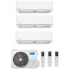 Midea CLIMATIZZATORE MIDEA TRIAL SPLIT EVOLUTION 9+9+12 BTU CON GAS R32 WI-FI INTEGRATO A++ M3OA-27HFN8-Q