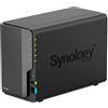Synology DiskStation DS224+ server NAS e di archiviazione Desktop Collegamento ethernet LAN Nero J4125