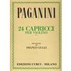 Curci 24 capricci op. 1 per violino - paganini - spartiti