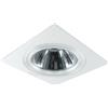 Novaline Portafaretto orientabile AR111 da incasso 182x182mm Bianco Quadrato 1 posto Novaline