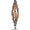 Novaline Lampadina Led Titanio Fumé a Filamento E27 CT120 8W decorativa Bianco caldo 2200K Novaline