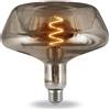 Novaline Lampadina Led Titanio Fumé a Filamento E27 4W decorativa Bianco caldo 2200K Novaline