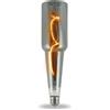 Novaline Lampadina Led Titanio Fumé a Filamento E27 B70 a Bottiglia 4W decorativa Bianco caldo 2200K Novaline