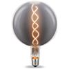 Novaline Lampadina Led Titanio Fumé a Filamento E27 G200 8W decorativa Bianco caldo 2200K Novaline